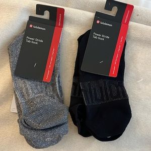 Lululemon power stride socks size L NWT